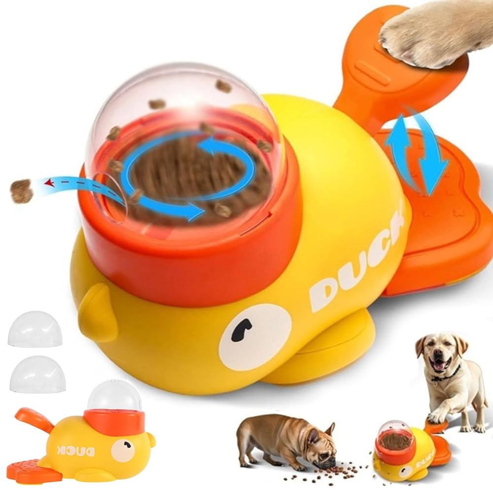Interactive Treat Dispenser – Duck & Whale Edition